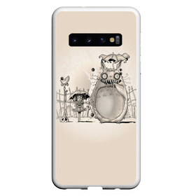 Чехол для Samsung Galaxy S10 с принтом My Neighbor Totoro , Силикон | Область печати: задняя сторона чехла, без боковых панелей | Тематика изображения на принте: anime | hayao miyazaki | japanese | meme | miyazaki | piano | studio ghibli | tokyo | totoro | гибли | котобус | мой | сосед | сусуватари | тонари | тоторо | хаяо миядзаки