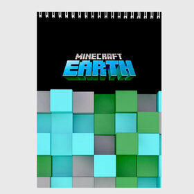 Скетчбук с принтом Minecraft Earth , 100% бумага
 | 48 листов, плотность листов — 100 г/м2, плотность картонной обложки — 250 г/м2. Листы скреплены сверху удобной пружинной спиралью | creeper | earth | game | minecraft | minecraft earth | блоки | грифер | игры | квадраты | компьютерная игра | крипер | маинкрафт | майн | майнкравт | майнкрафт