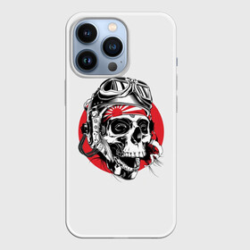 Чехол для iPhone 13 Pro с принтом Череп ,  |  | skull | камикадзе | кости | очки | череп