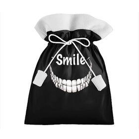 Подарочный 3D мешок с принтом Smile , 100% полиэстер | Размер: 29*39 см | smile | words | зубы | надпись | улыбка