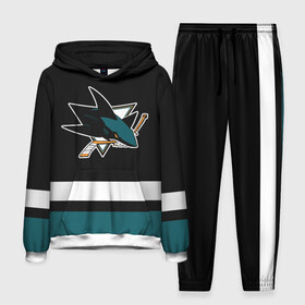 Мужской костюм 3D (с толстовкой) с принтом Сан Хосе Шаркс ,  |  | hockey | nhl | san jose | san jose sharks | sharks | usa | нхл | сан хосе | сан хосе шаркс | спорт | сша | хоккей | шайба | шаркс