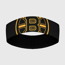 Повязка на голову 3D с принтом Бостон Брюинз НХЛ ,  |  | boston | boston bruins | bruins | hockey | nhl | usa | бостон | бостон брюинз | нхл | спорт | сша | хоккей | шайба