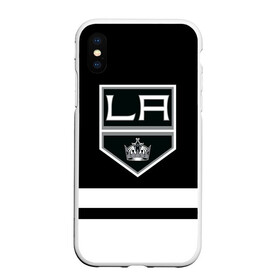 Чехол для iPhone XS Max матовый с принтом Лос-Анджелес Кингз НХЛ , Силикон | Область печати: задняя сторона чехла, без боковых панелей | hockey | kings | los angeles | los angeles kings | nhl | usa | кингз | лос анджелес | лос анджелес кингз | нхл | спорт | сша | хоккей | шайба