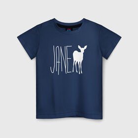 Детская футболка хлопок с принтом Jane , 100% хлопок | круглый вырез горловины, полуприлегающий силуэт, длина до линии бедер | jane | life is | life is strange | life is strange 2