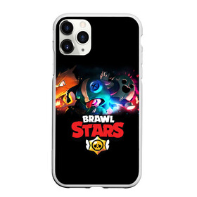 Чехол для iPhone 11 Pro матовый с принтом Brawl Stars , Силикон |  | Тематика изображения на принте: bo | brawl | brock | bull | colt | dynamike | elprimo | jessie | leon | moba | nita | shelly | stars | бо | брок | булл | джесси | динамайк | кольт | леон | нита | шелли | эльпримо