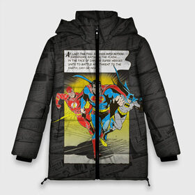 Женская зимняя куртка 3D с принтом Flash Batman Superman , верх — 100% полиэстер; подкладка — 100% полиэстер; утеплитель — 100% полиэстер | длина ниже бедра, силуэт Оверсайз. Есть воротник-стойка, отстегивающийся капюшон и ветрозащитная планка. 

Боковые карманы с листочкой на кнопках и внутренний карман на молнии | batman | bruce wayne | dc comics | flash | justice league | superhero | superman | бэтмен | лига справедливости | супермен | флэш