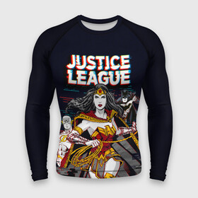 Мужской рашгард 3D с принтом Justice League ,  |  | batman | bruce wayne | dc comics | justice league | shtatjl | superhero | the flash | wonder woman | бэтмен | лига справедливости | флэш | чудо женщина