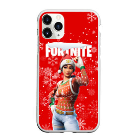 Чехол для iPhone 11 Pro Max матовый с принтом FORTNITE НОВОГОДНИЙ , Силикон |  | 2020 | christmas | fortnite | snow | winter | winter is coming | зима близко | игра | новогодний | новый год | новый год 2020 | персонаж | снег | снежинки | фортнайт | фортнайт новогодний