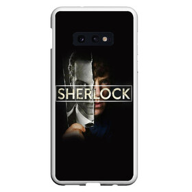 Чехол для Samsung S10E с принтом Sherlock , Силикон | Область печати: задняя сторона чехла, без боковых панелей | Тематика изображения на принте: 221b | bbc | benedict cumberbatch | john watson | mark gatiss | martin freeman | sherlock holmes | steven moffat | бейкер | джон ватсон | мориарти | стрит | шерлок