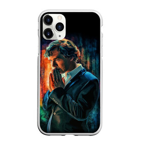 Чехол для iPhone 11 Pro матовый с принтом Sherlock , Силикон |  | 221b | bbc | benedict cumberbatch | john watson | mark gatiss | martin freeman | sherlock holmes | steven moffat | бейкер | джон ватсон | мориарти | стрит | шерлок