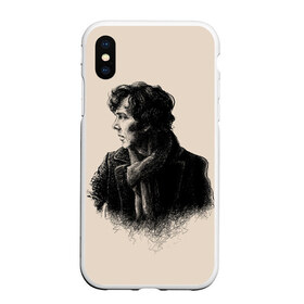 Чехол для iPhone XS Max матовый с принтом Sherlock , Силикон | Область печати: задняя сторона чехла, без боковых панелей | Тематика изображения на принте: 221b | bbc | benedict cumberbatch | john watson | mark gatiss | martin freeman | sherlock holmes | steven moffat | бейкер | джон ватсон | мориарти | стрит | шерлок