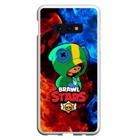 Чехол для Samsung S10E с принтом Brawl Stars LEON , Силикон | Область печати: задняя сторона чехла, без боковых панелей | Тематика изображения на принте: 8 bit | 8 бит | brawl | brawl stars | crow | leon | stars | бравл | бравл старс | браво старс | игра | компьютерная | кров | леон | огонь | онлайн | пламя | старс