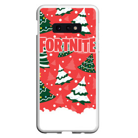 Чехол для Samsung S10E с принтом Fortnite Новогодний , Силикон | Область печати: задняя сторона чехла, без боковых панелей | battle | christmas | claus | fortnite | merry | santa | save | season | the | world | битва | борьба | зомби | королевская | олени | рождество | снежинки | стратегия | фортнайт