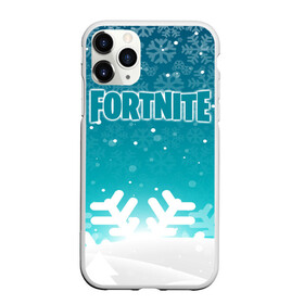 Чехол для iPhone 11 Pro Max матовый с принтом Fortnite Новогодний , Силикон |  | 