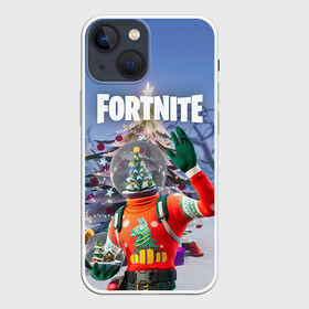 Чехол для iPhone 13 mini с принтом Fortnite Новогодний ,  |  | christmas | epic games | fortnite | игры | новый год | рождество | фортнайт