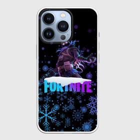 Чехол для iPhone 13 Pro с принтом FORTNITE НОВОГОДНИЙ. ,  |  | 2020 | christmas | fortnite | snow | winter | winter is coming | зима близко | игра | новогодний | новый год | новый год 2020 | персонаж | снег | снежинки | фортнайт | фортнайт новогодний