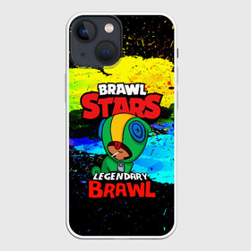 Чехол для iPhone 13 mini с принтом BRAWL STARS LEON ,  |  | 2020 | android | brawl stars | crow | games | leon | mobile game | stars | бравл старс | ворон | игры | леон | мобильные игры