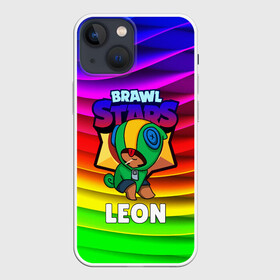 Чехол для iPhone 13 mini с принтом BRAWL STARS LEON ,  |  | 2020 | android | brawl stars | crow | games | leon | mobile game | stars | бравл старс | ворон | игры | леон | мобильные игры