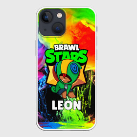 Чехол для iPhone 13 mini с принтом BRAWL STARS LEON ,  |  | 2020 | android | brawl stars | crow | games | leon | mobile game | stars | бравл старс | ворон | игры | леон | мобильные игры