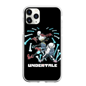 Чехол для iPhone 11 Pro матовый с принтом UNDERTALE , Силикон |  | sans | undertale | андертале | андертейл | игра | подземная история | подземная сказка | санс | ундертале | фриск | чара