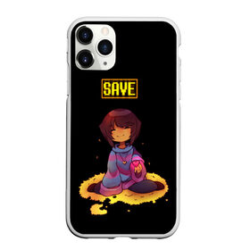 Чехол для iPhone 11 Pro матовый с принтом UNDERTALE FRISK , Силикон |  | chara | frisk | sans | undertale | андертале | андертейл | игра | подземная история | подземная сказка | санс | ундертале | фриск | чара