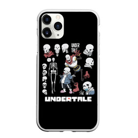 Чехол для iPhone 11 Pro матовый с принтом UNDERTALE , Силикон |  | chara | frisk | sans | undertale | андертале | андертейл | игра | подземная история | подземная сказка | санс | ундертале | фриск | чара