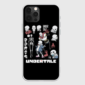 Чехол для iPhone 12 Pro с принтом UNDERTALE , силикон | область печати: задняя сторона чехла, без боковых панелей | Тематика изображения на принте: chara | frisk | sans | undertale | андертале | андертейл | игра | подземная история | подземная сказка | санс | ундертале | фриск | чара