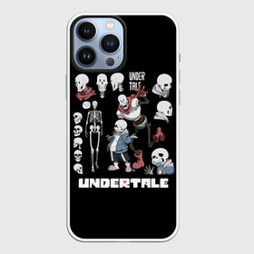 Чехол для iPhone 13 Pro Max с принтом UNDERTALE ,  |  | Тематика изображения на принте: chara | frisk | sans | undertale | андертале | андертейл | игра | подземная история | подземная сказка | санс | ундертале | фриск | чара