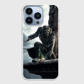 Чехол для iPhone 13 Pro с принтом Dishonored ,  |  | Тематика изображения на принте: attano | corvo | dishonored | emily | kaldwin | аттано | колдуин | корво | эмили