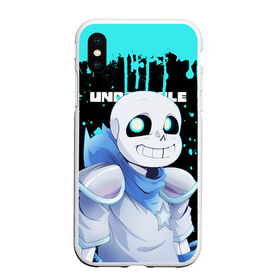 Чехол для iPhone XS Max матовый с принтом UNDERTALE , Силикон | Область печати: задняя сторона чехла, без боковых панелей | chara | frisk | sans | undertale | андертале | андертейл | игра | подземная история | подземная сказка | санс | ундертале | фриск | чара