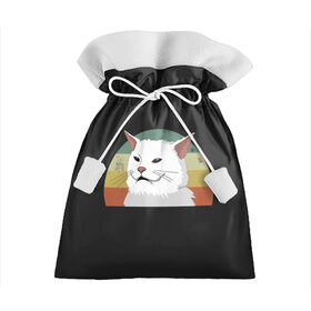 Подарочный 3D мешок с принтом Woman Yelling at Cat , 100% полиэстер | Размер: 29*39 см | cat | cats | mem | meme | memes | женщина | кот | кричит | мем | мемы | на кота