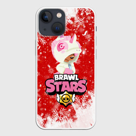 Чехол для iPhone 13 mini с принтом Brawl Stars Leon Unicorn ,  |  | 2020 | brawl | brawl stars | christmas | leon | new year | stars | бравл старс | брол старс | единорог | зима | игра | леон | новогодний | новый год | рождество | снег | снежинки