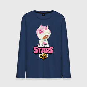 Мужской лонгслив хлопок с принтом Brawl Stars Leon Unicorn , 100% хлопок |  | brawl | brawl stars | leon | stars | unicorn | бравл старс | брол старс | единорог | игра | леон | мобильная игра | мобильные игры