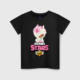 Детская футболка хлопок с принтом Brawl Stars Leon Unicorn , 100% хлопок | круглый вырез горловины, полуприлегающий силуэт, длина до линии бедер | brawl | brawl stars | leon | stars | unicorn | бравл старс | брол старс | единорог | игра | леон | мобильная игра | мобильные игры