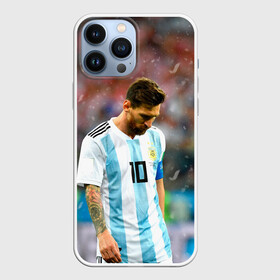 Чехол для iPhone 13 Pro Max с принтом Месси Аргентина ,  |  | barca | barcelona | champions | football | messi | soccer | spain | uefa | world cup | барса | барселона | ла лига | лео месси | лига чемпионов | месси | форма | формы | футбол