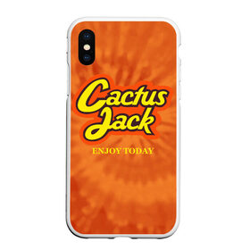 Чехол для iPhone XS Max матовый с принтом Cactus Jack , Силикон | Область печати: задняя сторона чехла, без боковых панелей | reeses puffs | travis scott | джэк | кактус | трэвис скотт