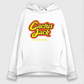 Женское худи Oversize хлопок с принтом Cactus Jack , френч-терри — 70% хлопок, 30% полиэстер. Мягкий теплый начес внутри —100% хлопок | боковые карманы, эластичные манжеты и нижняя кромка, капюшон на магнитной кнопке | reeses puffs | travis scott | джэк | кактус | трэвис скотт