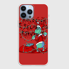 Чехол для iPhone 13 Pro Max с принтом Гринч ,  |  | christmas | claus | grinch stole | how the | jingle | merry | santa | гринч | гуманоид | диккенс | ктоград | олени | рождество | снежинки | чарльз