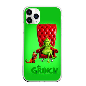 Чехол для iPhone 11 Pro Max матовый с принтом The Grinch , Силикон |  | christmas | claus | grinch stole | how the | jingle | merry | santa | гринч | гуманоид | диккенс | ктоград | олени | рождество | снежинки | чарльз