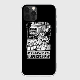 Чехол для iPhone 12 Pro Max с принтом Fuck the police , Силикон |  | hooligan | police | протест