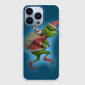 Чехол для iPhone 13 Pro с принтом Гринч ,  |  | christmas | claus | grinch stole | how the | jingle | merry | santa | гринч | гуманоид | диккенс | ктоград | олени | рождество | снежинки | чарльз