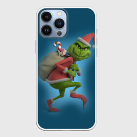 Чехол для iPhone 13 Pro Max с принтом Гринч ,  |  | christmas | claus | grinch stole | how the | jingle | merry | santa | гринч | гуманоид | диккенс | ктоград | олени | рождество | снежинки | чарльз