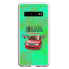 Чехол для Samsung Galaxy S10 с принтом Mafia , Силикон | Область печати: задняя сторона чехла, без боковых панелей | 2107 | mafia | бандиты | ваз | мафия | машины | семерка | таз | тазы