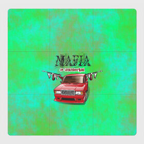 Магнитный плакат 3Х3 с принтом Mafia , Полимерный материал с магнитным слоем | 9 деталей размером 9*9 см | 2107 | mafia | бандиты | ваз | мафия | машины | семерка | таз | тазы