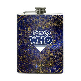 Фляга с принтом Doctor Who , металлический корпус | емкость 0,22 л, размер 125 х 94 мм. Виниловая наклейка запечатывается полностью | doctor | who | доктор | доктор кто | кто