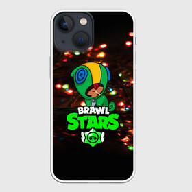 Чехол для iPhone 13 mini с принтом BRAWL STARS НОВОГОДНИЙ ,  |  | 2020 | android | brawl stars | crow | games | leon | mobile game | stars | бравл старс | ворон | игры | леон | мобильные игры