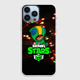 Чехол для iPhone 13 Pro Max с принтом BRAWL STARS НОВОГОДНИЙ ,  |  | Тематика изображения на принте: 2020 | android | brawl stars | crow | games | leon | mobile game | stars | бравл старс | ворон | игры | леон | мобильные игры