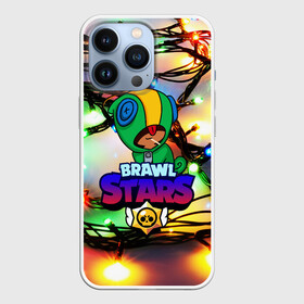 Чехол для iPhone 13 Pro с принтом BRAWL STARS НОВОГОДНИЙ ,  |  | Тематика изображения на принте: 2020 | android | brawl stars | crow | games | leon | mobile game | stars | бравл старс | ворон | игры | леон | мобильные игры