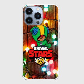 Чехол для iPhone 13 Pro с принтом BRAWL STARS НОВОГОДНИЙ ,  |  | Тематика изображения на принте: 2020 | android | brawl stars | crow | games | leon | mobile game | stars | бравл старс | ворон | игры | леон | мобильные игры