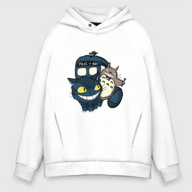 Мужское худи Oversize хлопок с принтом Tardis Totoro , френч-терри — 70% хлопок, 30% полиэстер. Мягкий теплый начес внутри —100% хлопок | боковые карманы, эластичные манжеты и нижняя кромка, капюшон на магнитной кнопке | Тематика изображения на принте: doctor who | forest | friend | ghibli | japan | keeper | miyazaki | nature | neigbor | neighbour | tardis | totoro | анимация | аниме | гибли | доктор кто | друг | животные | кот | лес | любовь | милый | мир | миядзаки | мульт | мультфильм | приключения |